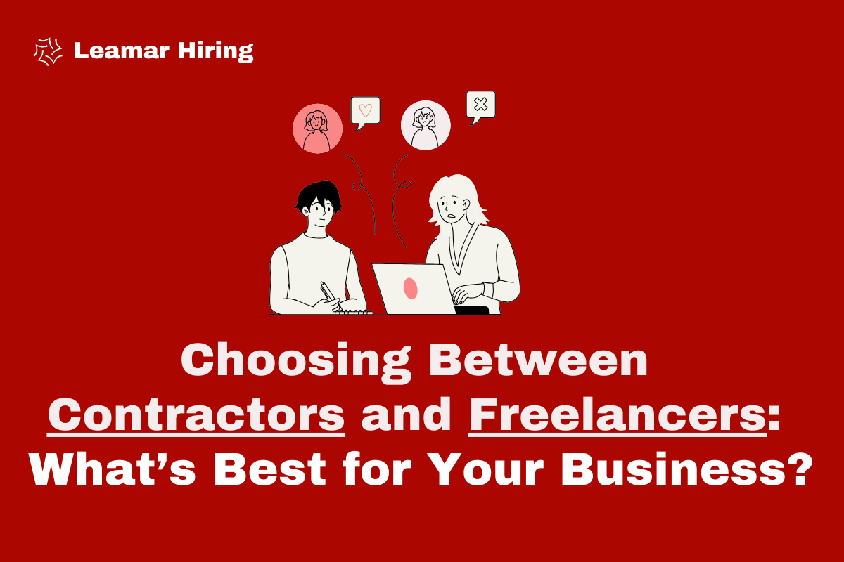 Choosing Between Contractors and Freelancers